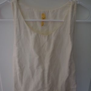 Free People Cream Racerback Dress